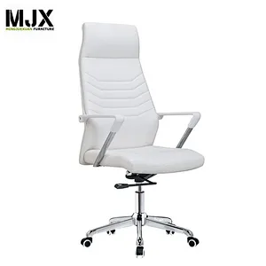 Competitive high back black PU swivel chair with PU padded seat&back
