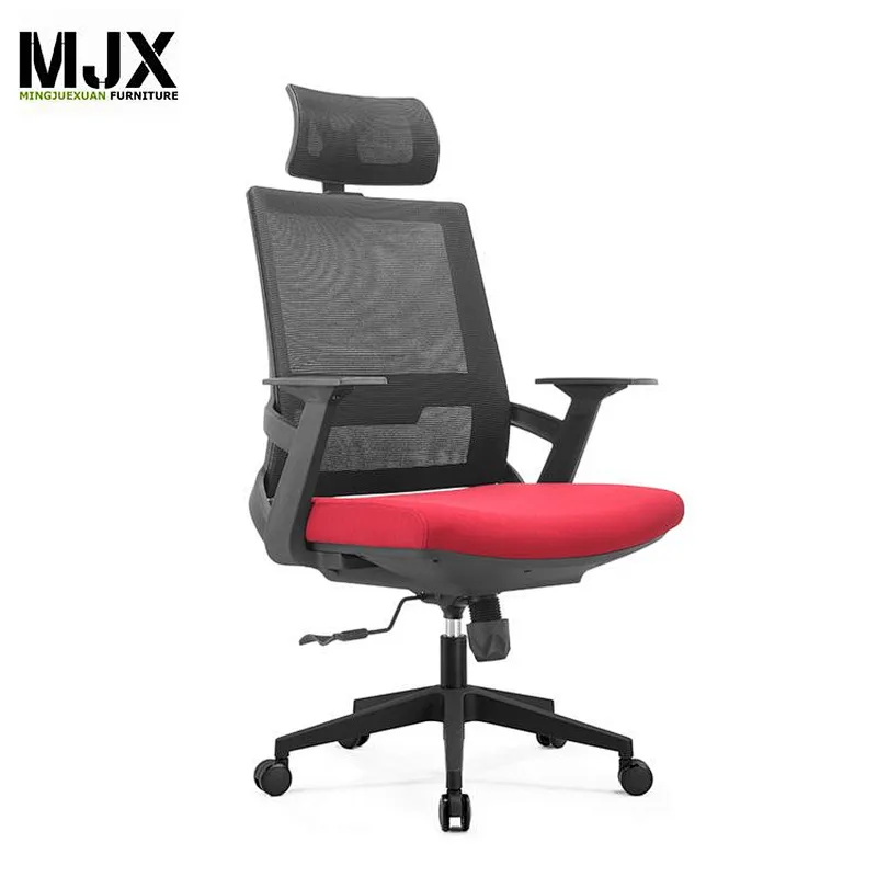 Latest excellent quality black high back ergonomic mesh office chair with nylon base