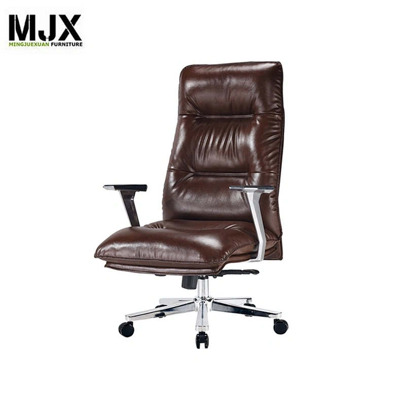 High back swivel chair with PU padded seat&back