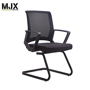 Factory wholesale no arm mid back mesh office chair with no wheels