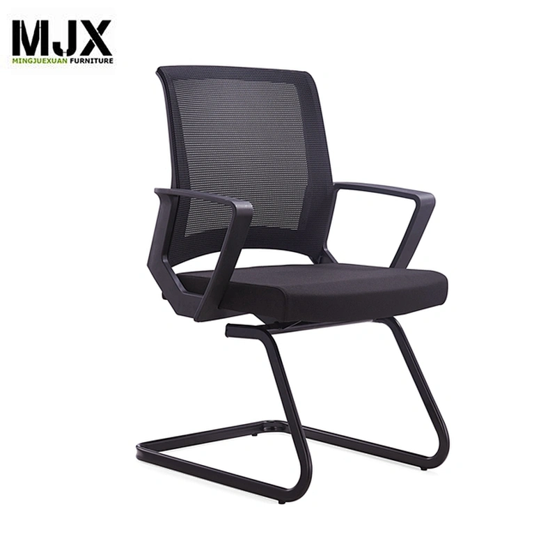 Factory wholesale no arm mid back mesh office chair with no wheels