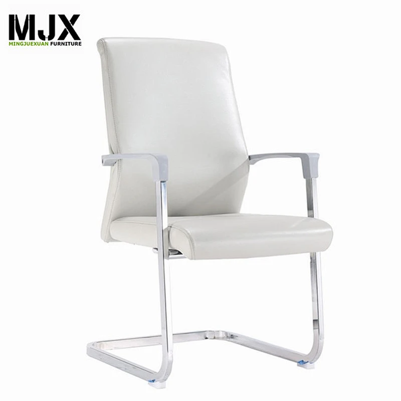 Modern No Wheel White Leather chairs
