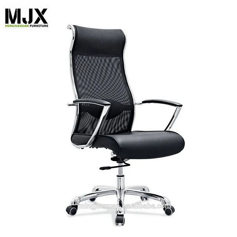 Super quality red mesh chair high back chair with aluminum armrest