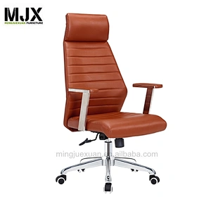 Foshan Supplier height adjustable luxury swivel boss office chair with  chrome metal