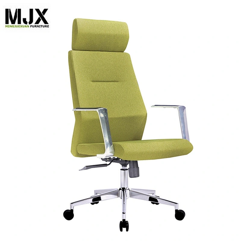 Luxury office furniture fabric chair mid back ergonomic green office chair