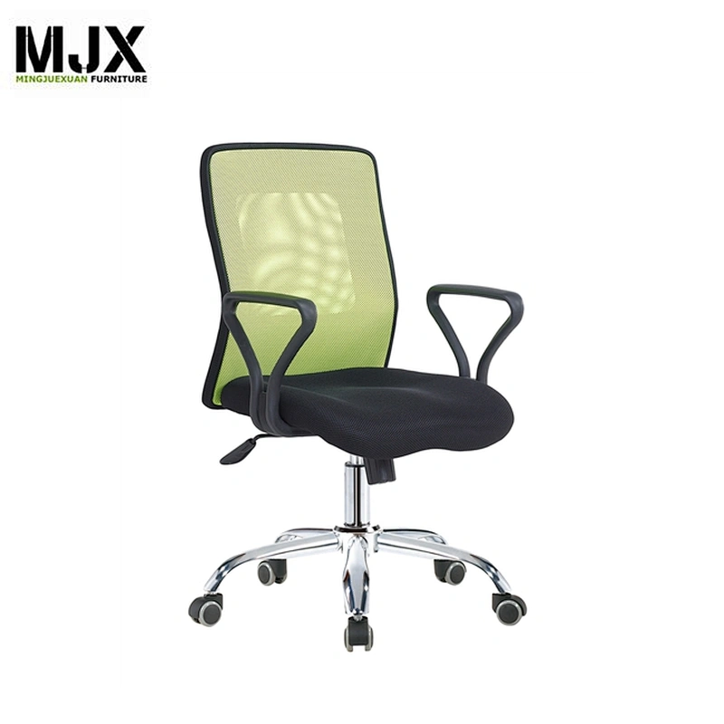 Ergonomic comfortable staff visitor office mesh net chairs with revolving chair parts