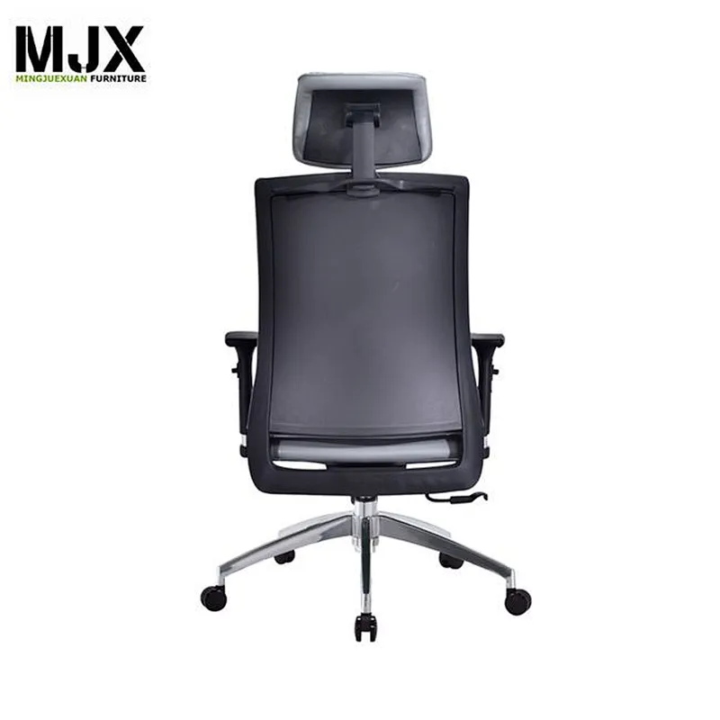 Simple design high back executive PU office chair with aluminium base