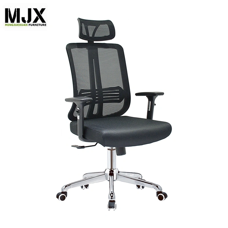 High back human ergonomic self-design chair with adjustable headrest