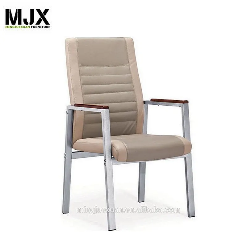 Good quality promotional conference office chairs with leather covered armrest