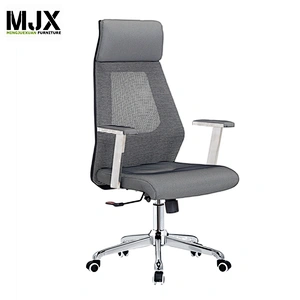 Reclining mesh Comfortable swivel office  chair with PU nylon castors