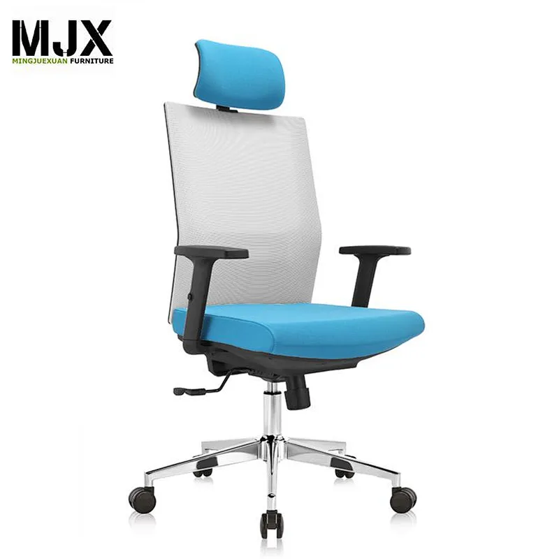 Durable high back mesh office chair with  height adjustable armrest