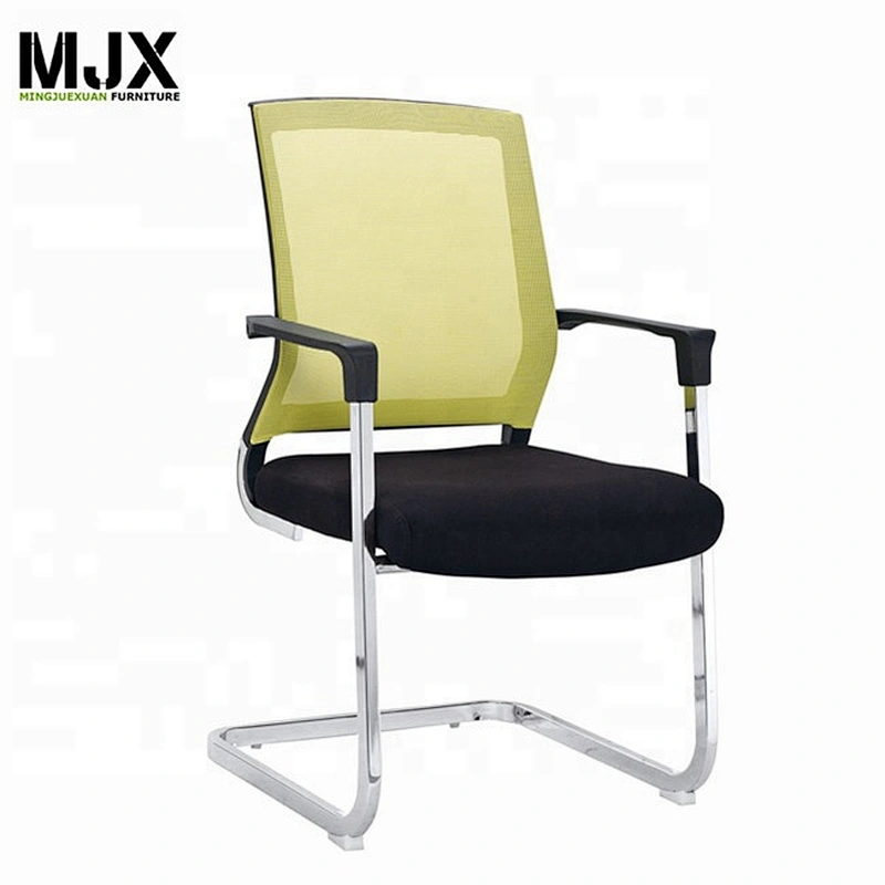 Workwell mid back green mesh swivel office chair with PP armrest