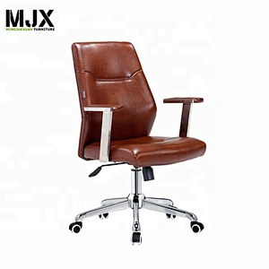 Adjustable mid back office chair comfortable PU executive office chair