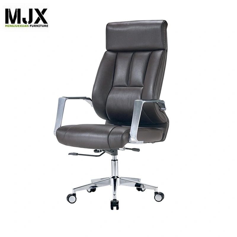 New Type high-end black manager office chair  black PU chair