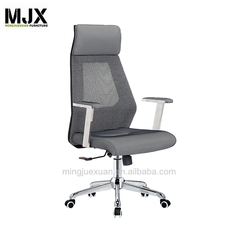 High back PU+mesh ergonomic office chair Good selling conference chair with metal frame high quality  chair