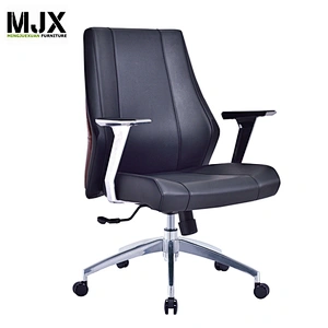 Office modern strong quality cushion seat recliner business chair swivel PU leather chair
