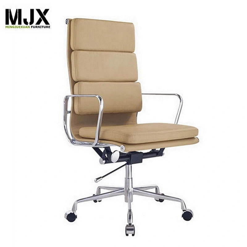 high back aluminium frame heated office chair foshan luxury specification  modern  swivel office chair