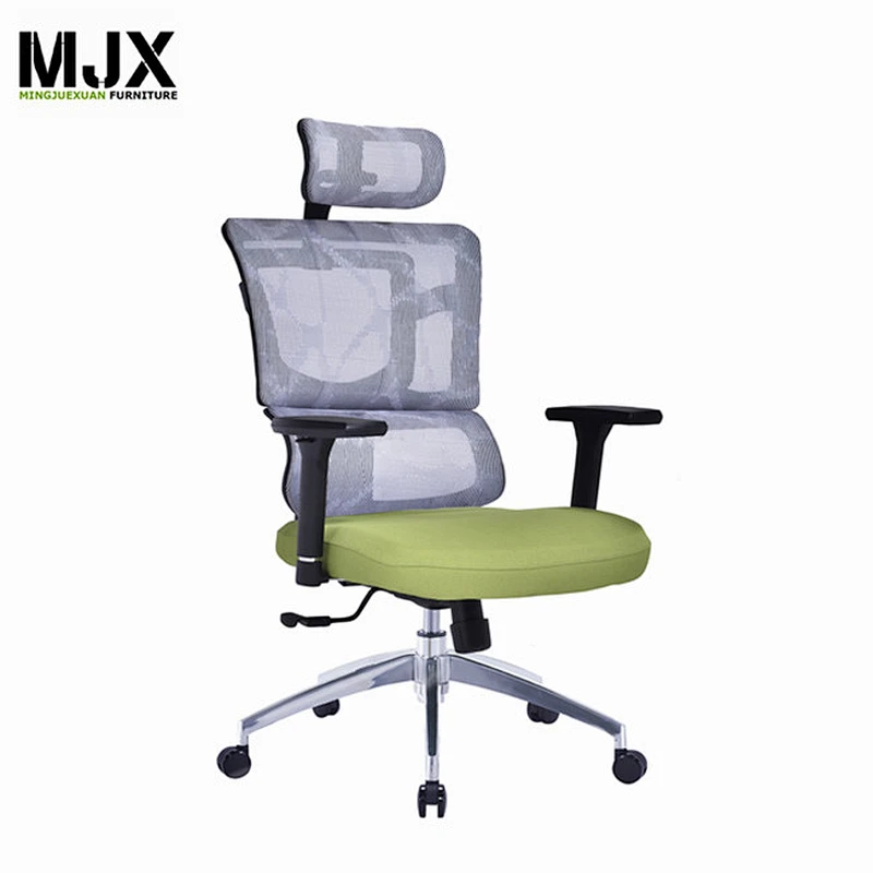 Aluminium base ergonomic luxury office furniture mesh office chair