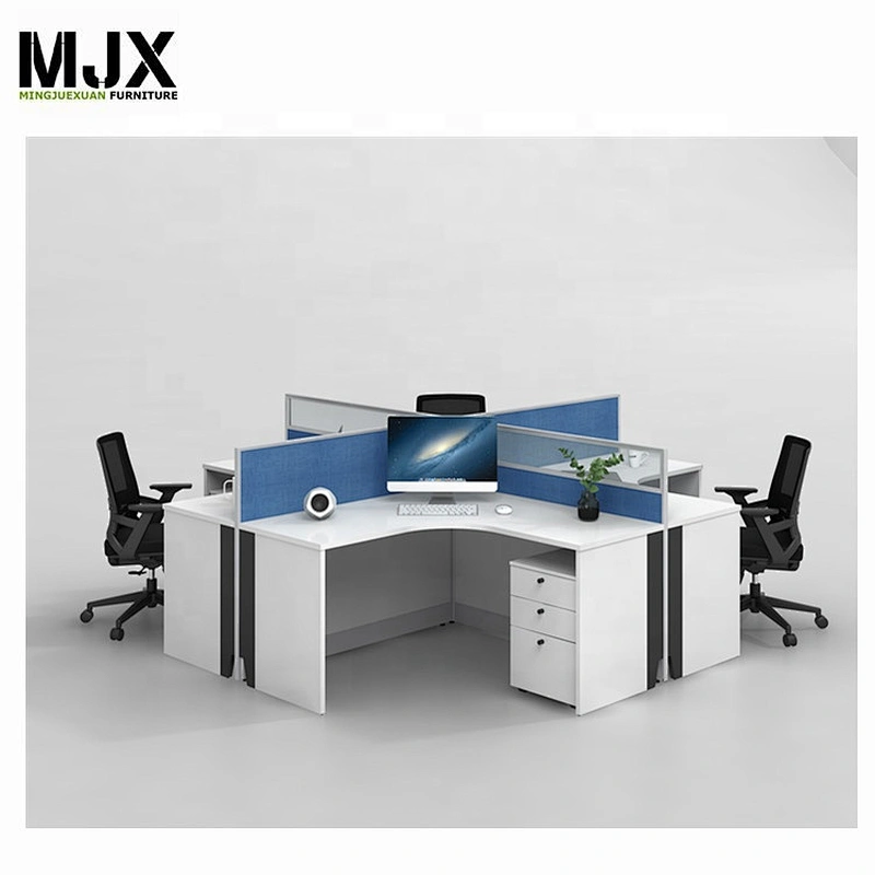 Hot sale office furniture 4 staff workstation office desk