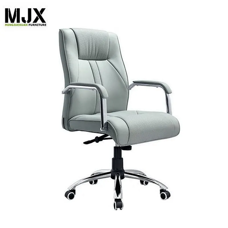 Office furniture new best-selling white PU leather office meeting chair with PU nylon castors
