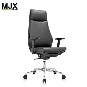 Fashionable black high back PU leather sleeping swivel chair with 180 degree tilting&locking mechanism