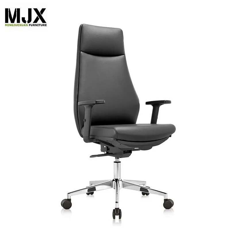 Fashionable black high back PU leather sleeping swivel chair with 180 degree tilting&locking mechanism