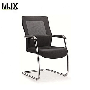 Factory own design mid back conference office chair oak armpad conference chair