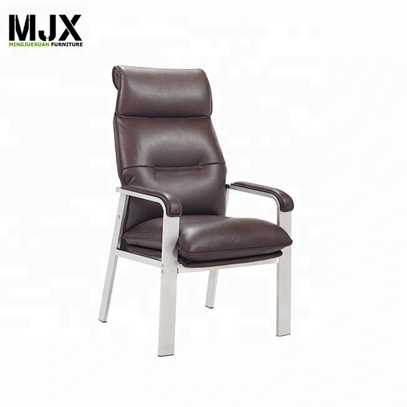 Pillow foam padded high back office conference chair PU staff chair