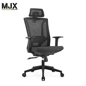 Popular mid back  mesh office chair with  black nylon back frame
