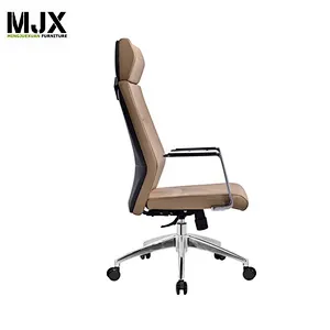 New design high back executive chair with aluminium armrest for project