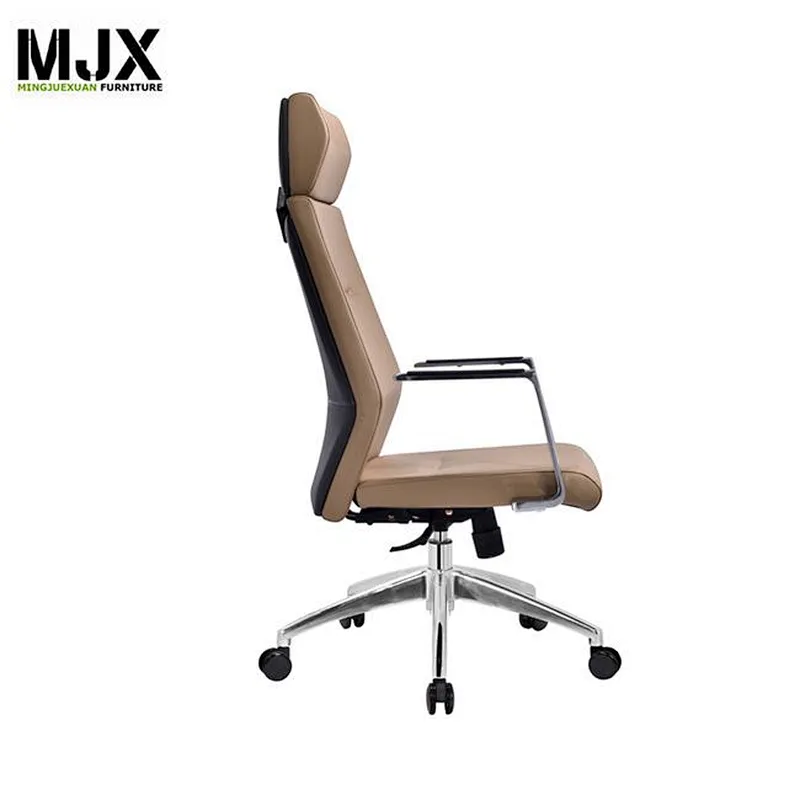 New design high back executive chair with aluminium armrest for project