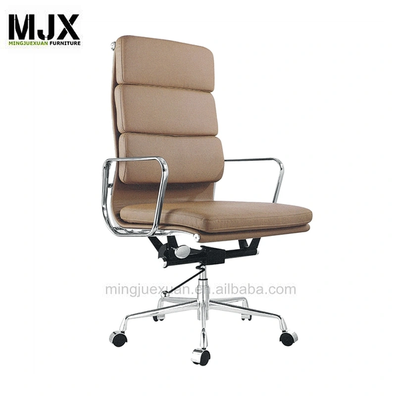 Excellent quality hot selling office chairs good comfortable Wood armpad with chrome armrest