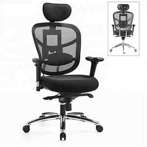 executive ergonomic chair breathable mesh chair with lumbar support for fat people