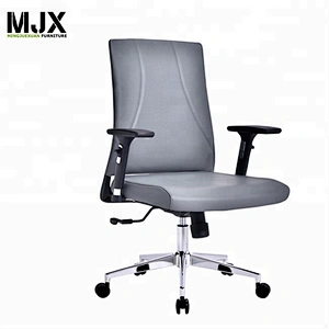 Grey injection molded foam swivel office chair
