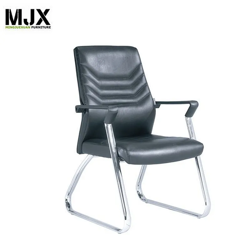 Strong quality chrome metal frame  conference  office chair