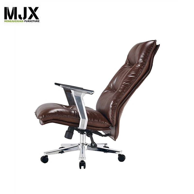 High back swivel chair with PU padded seat&back