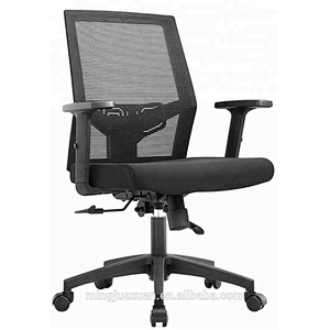 White color ergonomic mesh task computer desk chair