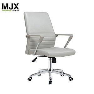 popular style orange leather executive ergonomic chair with wheels