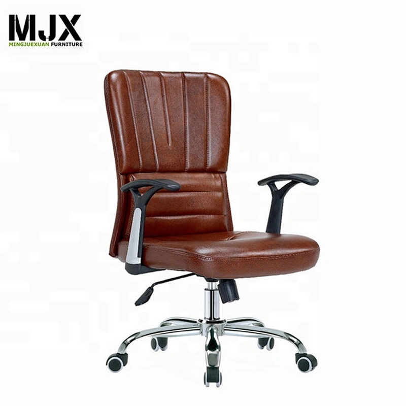 Wholesale executive room furniture mid back swivel PU executive office chair
