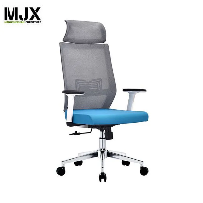 Green  mesh ergonomic high back mesh office chair with BIFMA passed 60mm PU nylon castors