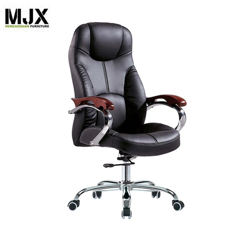 Classical style leather big boss revolving chair for executive