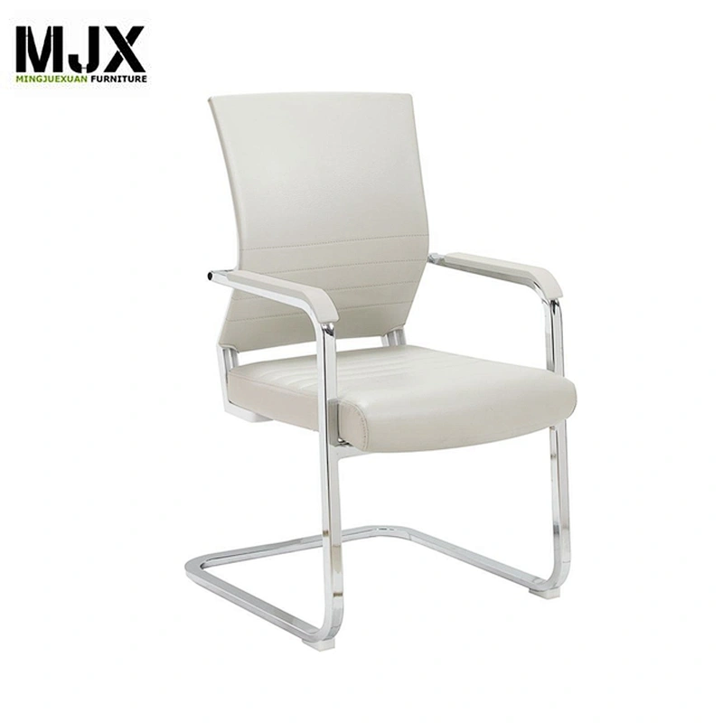 Armchair furniture gray leather kneeling office chair for visitor