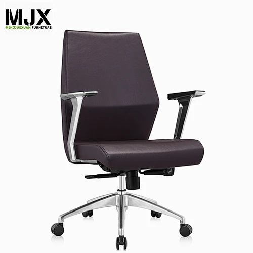 Mid back brown color executive armrest chair