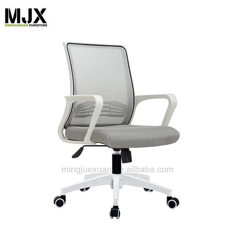Wonderful mesh ergonomic office chair mid back chair with PU nylon  castors