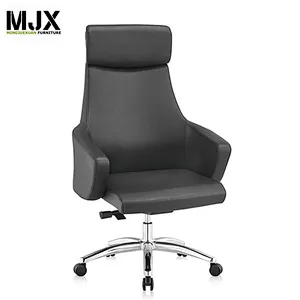 New style hot-sale new design luxury leather boss office chair with head supported  executive chair with Aluminum base