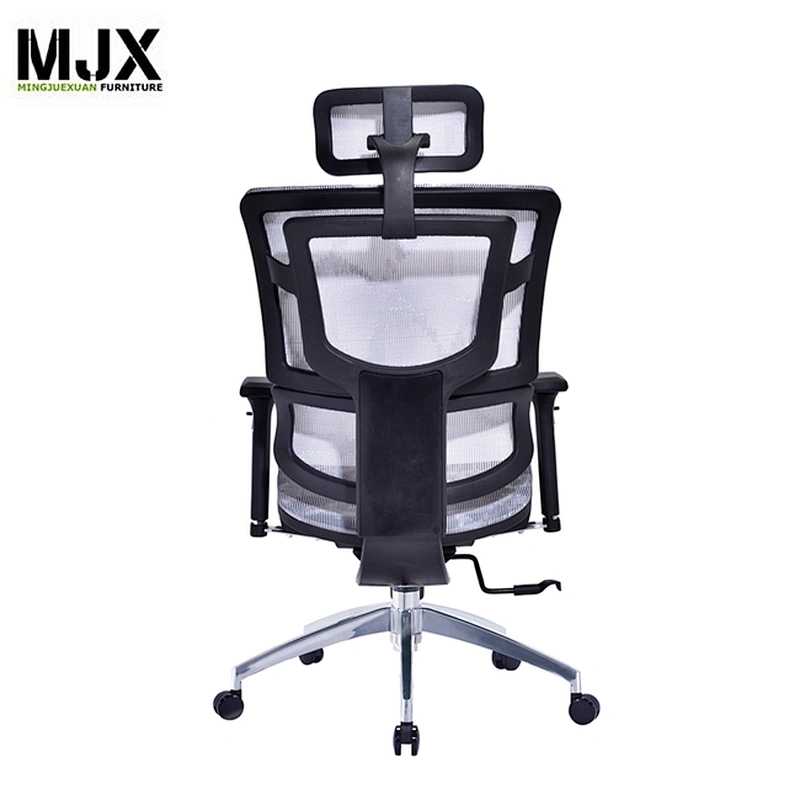 Home and office use ergonomic seating gray desk chair with wheel