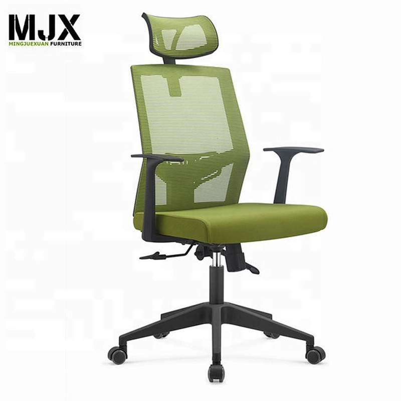 High back ergonomic adjustable headrest mesh swivel chair