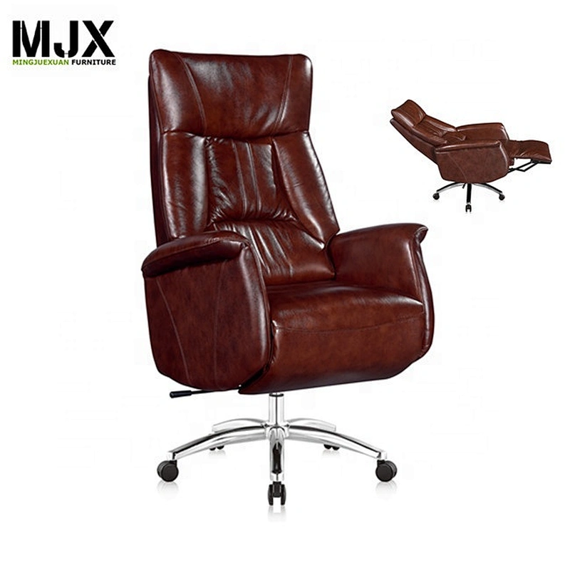Luxury new design boss chairs office electric sleeping chair back and footrest reclining chair