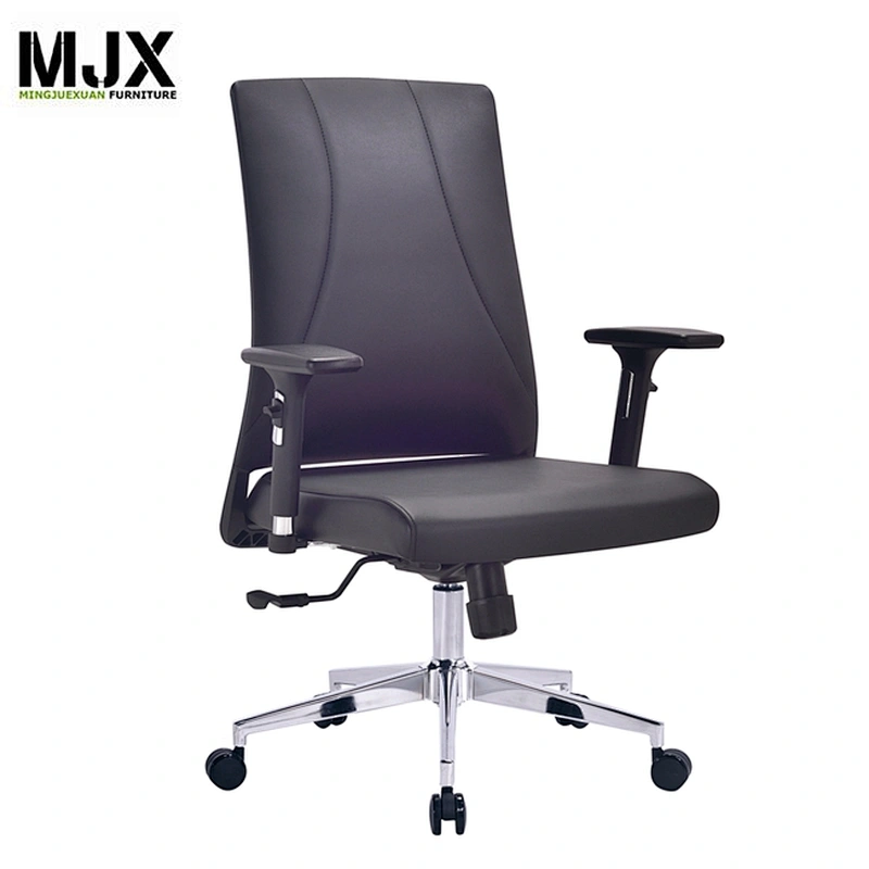 Newest PU swivel office furniture with wheels fixed arm executive Clerk Chair