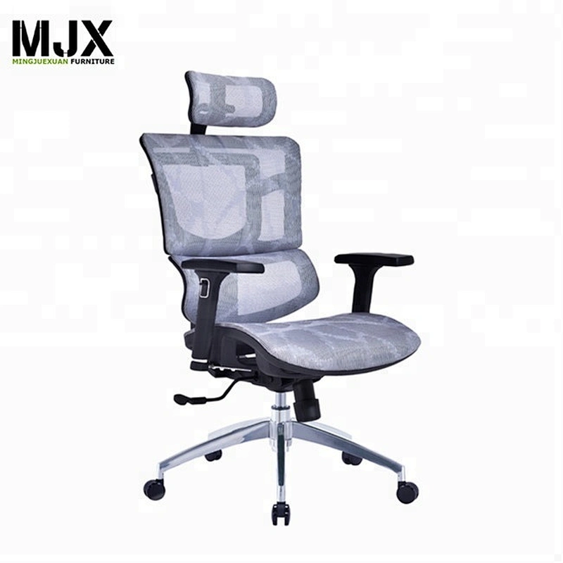 Aluminium base ergonomic luxury office furniture mesh office chair
